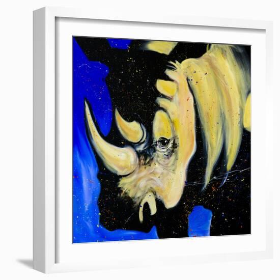 Rhino-null-Framed Art Print