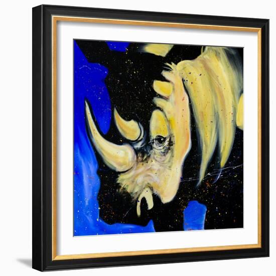 Rhino-null-Framed Art Print