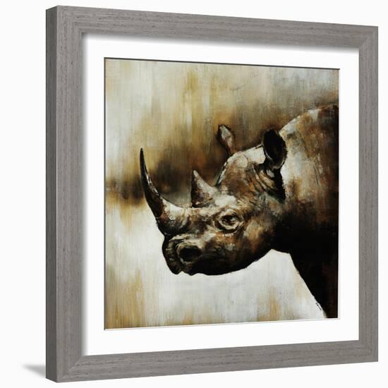 Rhino-Sydney Edmunds-Framed Giclee Print