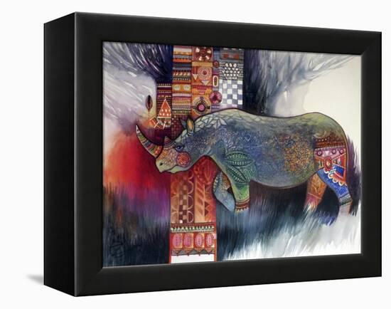 Rhino-Oxana Zaika-Framed Premier Image Canvas