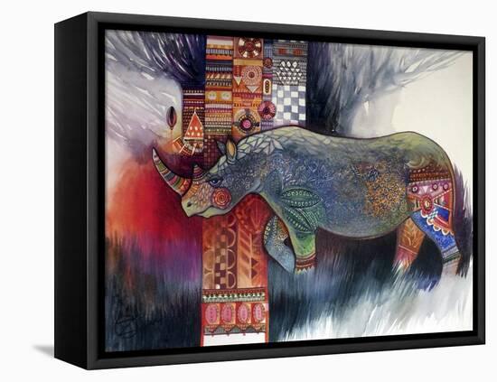 Rhino-Oxana Zaika-Framed Premier Image Canvas