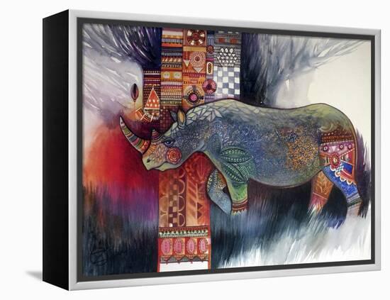 Rhino-Oxana Zaika-Framed Premier Image Canvas