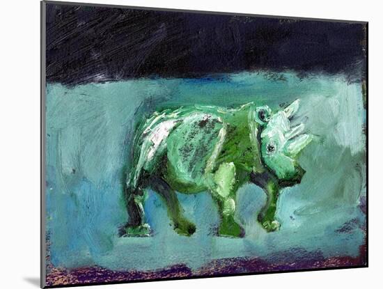 Rhinoceros, 2002-Gigi Sudbury-Mounted Giclee Print