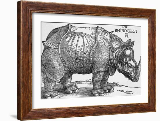 Rhinoceros-Albrecht Dürer-Framed Giclee Print