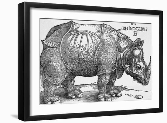 Rhinoceros-Albrecht Dürer-Framed Giclee Print