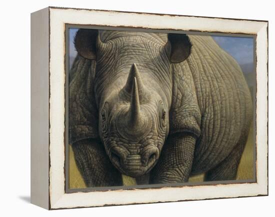 Rhinos-Dan Craig-Framed Premier Image Canvas