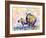 Rhinos-Sarah Stribbling-Framed Art Print