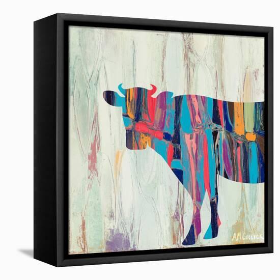 Rhizome Cow-Ann Marie Coolick-Framed Stretched Canvas