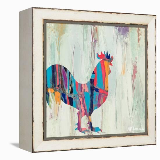 Rhizome Rooster-Ann Marie Coolick-Framed Stretched Canvas