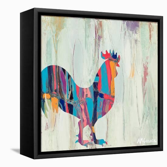 Rhizome Rooster-Ann Marie Coolick-Framed Stretched Canvas