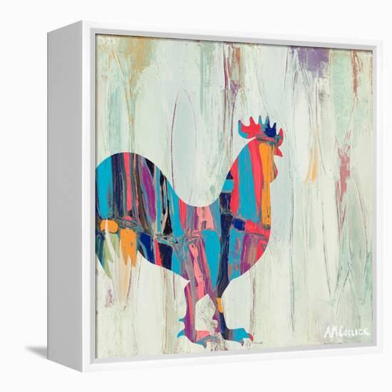 Rhizome Rooster-Ann Marie Coolick-Framed Stretched Canvas