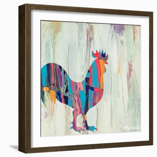 Rhizome Rooster-Ann Marie Coolick-Framed Art Print