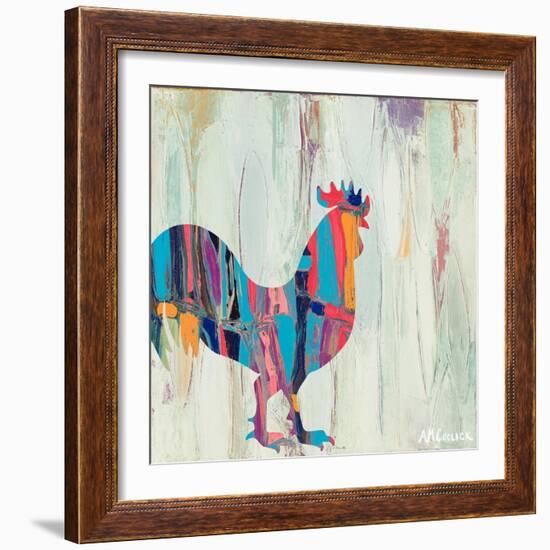 Rhizome Rooster-Ann Marie Coolick-Framed Art Print