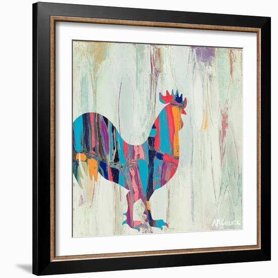 Rhizome Rooster-Ann Marie Coolick-Framed Art Print