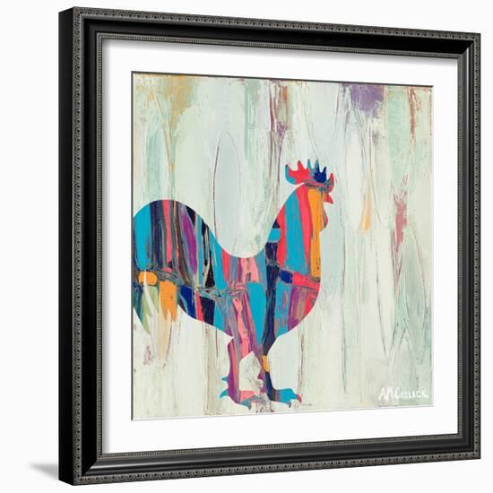 Rhizome Rooster-Ann Marie Coolick-Framed Art Print