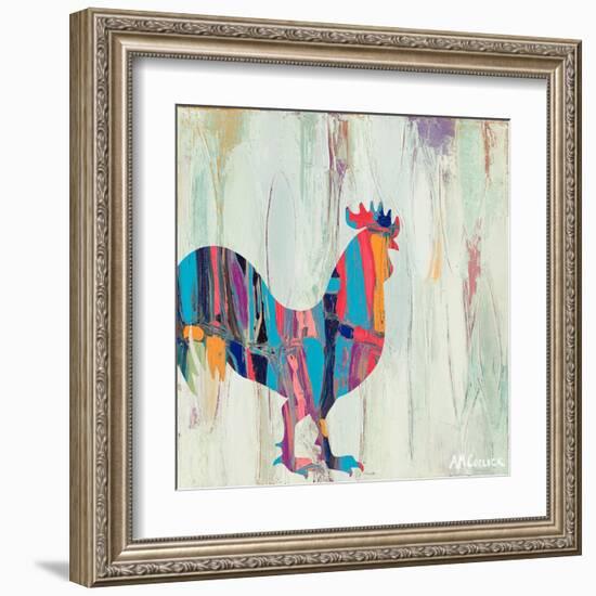 Rhizome Rooster-Ann Marie Coolick-Framed Art Print