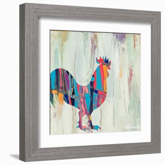 Rhizome Rooster-Ann Marie Coolick-Framed Art Print