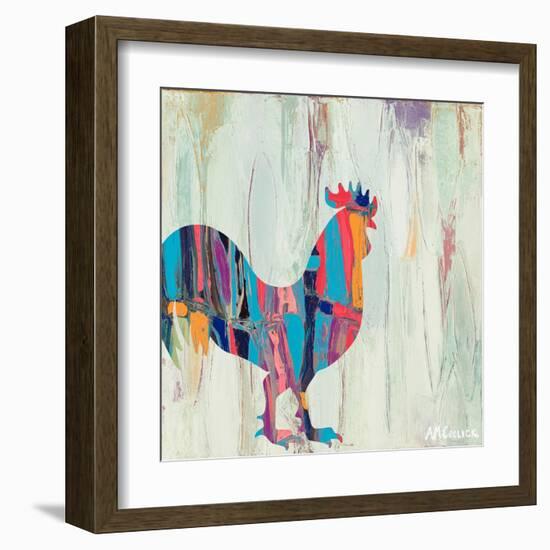 Rhizome Rooster-Ann Marie Coolick-Framed Art Print