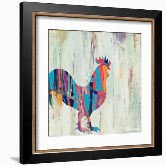 Rhizome Rooster-Ann Marie Coolick-Framed Art Print