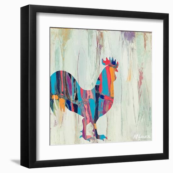 Rhizome Rooster-Ann Marie Coolick-Framed Art Print