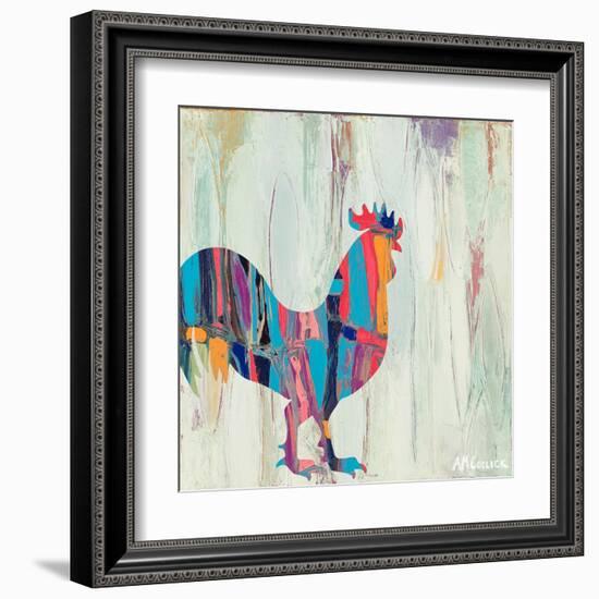 Rhizome Rooster-Ann Marie Coolick-Framed Art Print