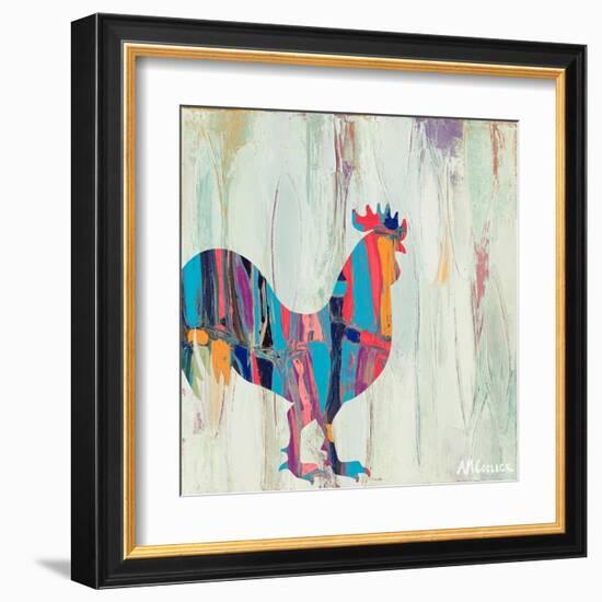 Rhizome Rooster-Ann Marie Coolick-Framed Art Print