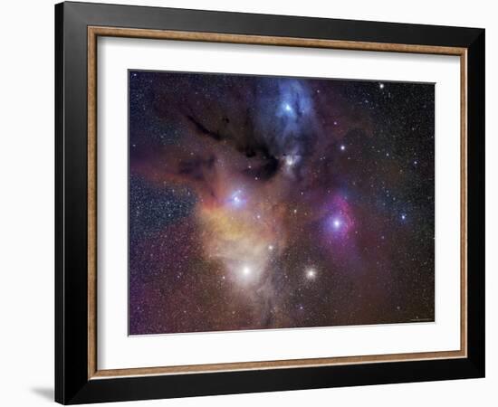 Rho Ophiuchi Nebula-Stocktrek Images-Framed Photographic Print