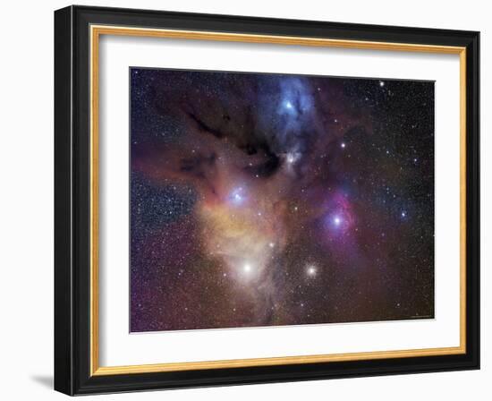 Rho Ophiuchi Nebula-Stocktrek Images-Framed Photographic Print