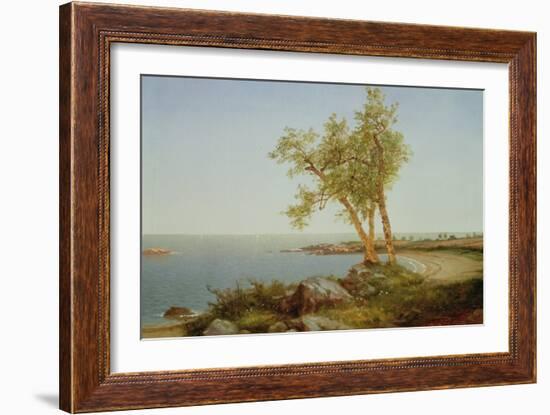 Rhode Island Coast, New England-John Frederick Kensett-Framed Giclee Print