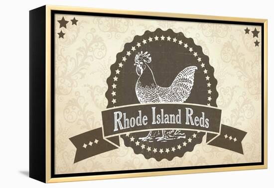 Rhode Island Reds 3-null-Framed Premier Image Canvas