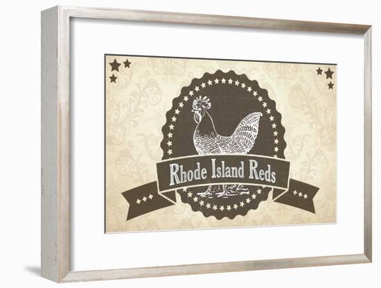 Rhode Island Reds 3-null-Framed Giclee Print