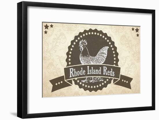 Rhode Island Reds 3-null-Framed Giclee Print