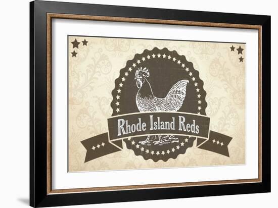 Rhode Island Reds 3-null-Framed Giclee Print