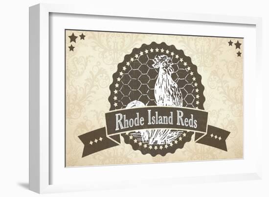 Rhode Island Reds 5-null-Framed Giclee Print