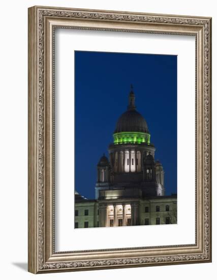 Rhode Island State Capitol at Dusk, Providence, Rhode Island, 03.18.2014-Joseph Sohm-Framed Photographic Print