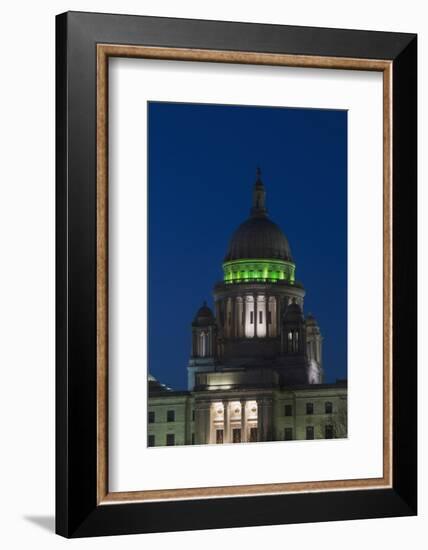 Rhode Island State Capitol at Dusk, Providence, Rhode Island, 03.18.2014-Joseph Sohm-Framed Photographic Print