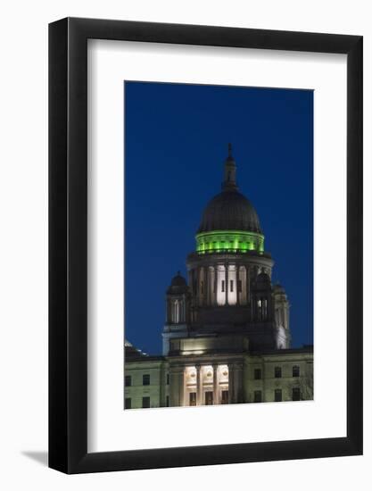 Rhode Island State Capitol at Dusk, Providence, Rhode Island, 03.18.2014-Joseph Sohm-Framed Photographic Print