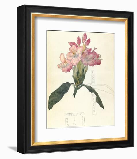 Rhodendron-Charles Rennie Mackintosh-Framed Premium Giclee Print