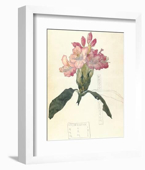 Rhodendron-Charles Rennie Mackintosh-Framed Premium Giclee Print