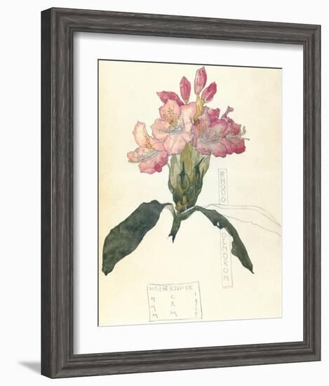 Rhodendron-Charles Rennie Mackintosh-Framed Premium Giclee Print