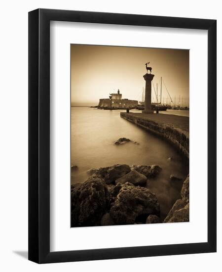 Rhodes Town, Rhodes, Greece-Doug Pearson-Framed Photographic Print