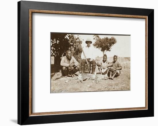 Rhodesia - Zimbabwe - Cheetah Hunting-null-Framed Photographic Print