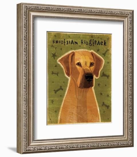 Rhodesian Ridgeback-John W^ Golden-Framed Art Print