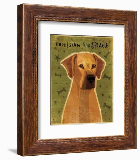 Rhodesian Ridgeback-John W^ Golden-Framed Art Print