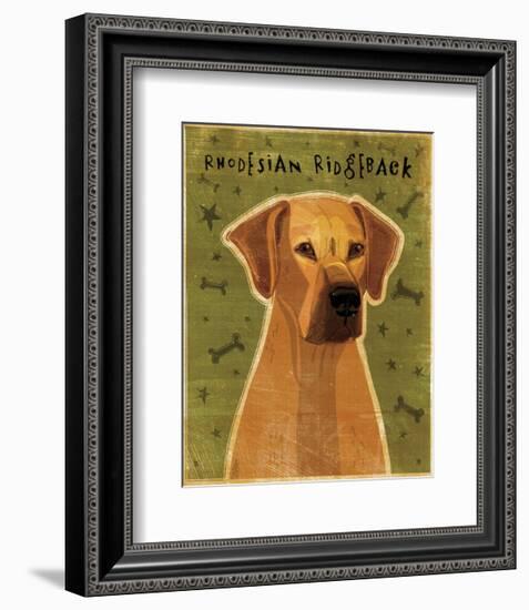 Rhodesian Ridgeback-John W^ Golden-Framed Art Print