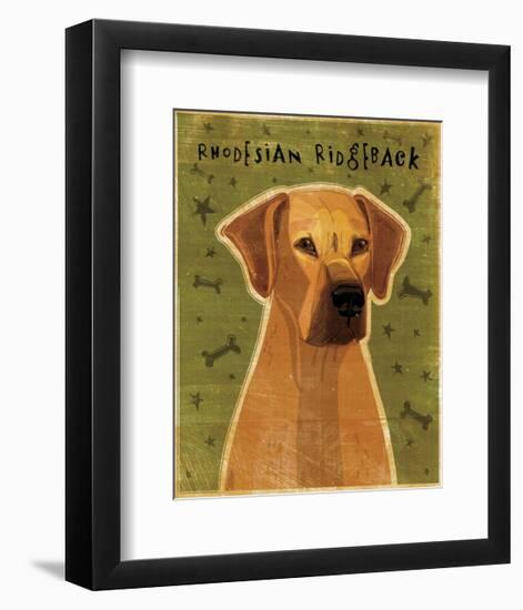 Rhodesian Ridgeback-John W^ Golden-Framed Art Print