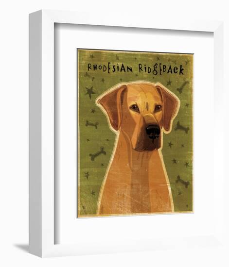 Rhodesian Ridgeback-John W^ Golden-Framed Art Print