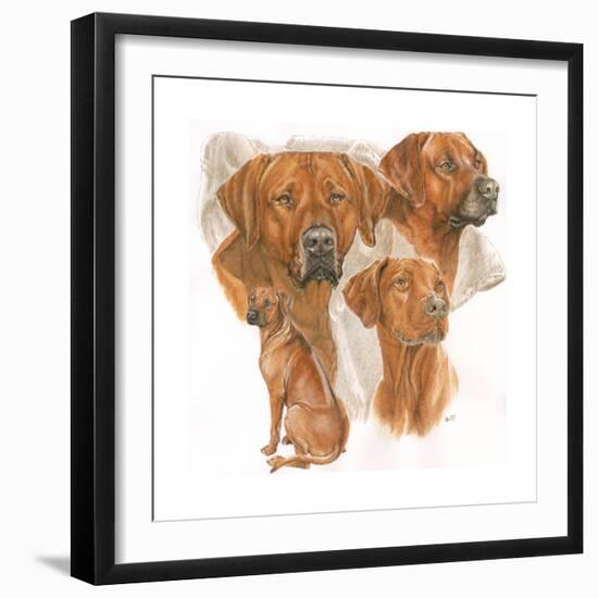 Rhodisian Ridgeback-Barbara Keith-Framed Giclee Print