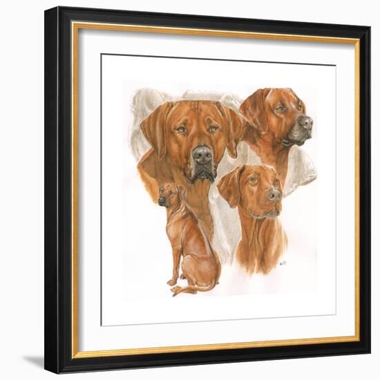 Rhodisian Ridgeback-Barbara Keith-Framed Giclee Print