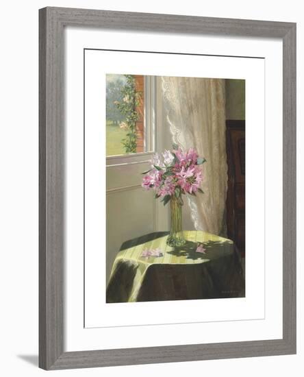 Rhododendrons by a Window-Jessica Hayllar-Framed Premium Giclee Print
